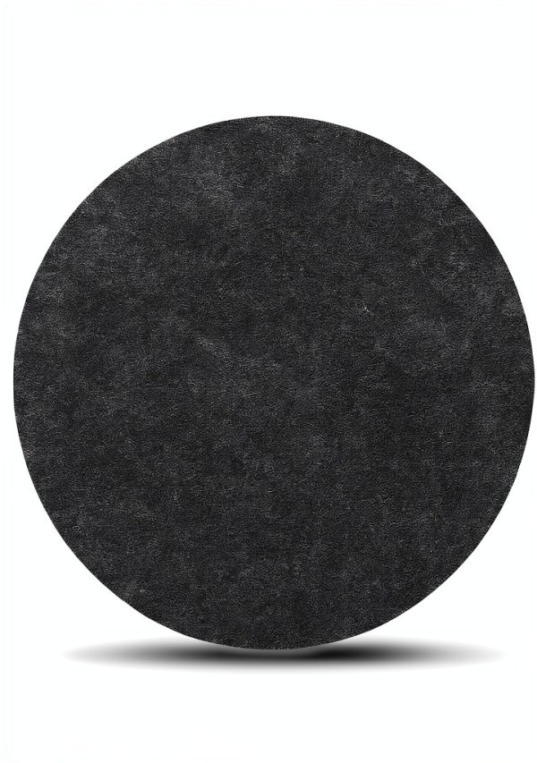 PATIKIL Felt Lamp Base Pad 5 Count Dark Grey Round 9 Inch Anti Scratch-1