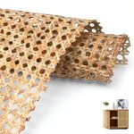 HomeVie Rattan Cane Webbing Roll 24x40 Natural Non‑Toxic for DIY-0