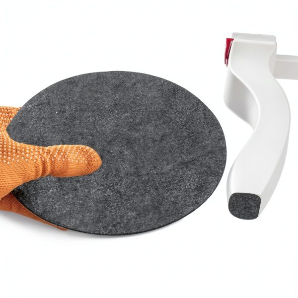 PATIKIL Felt Lamp Base Pads 5 Pack Dark Grey 7" Anti‑Scratch-5
