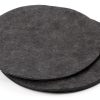 PATIKIL Felt Lamp Base Pads 5 Pack Dark Grey Self Adhesive Round 8-0