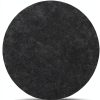 PATIKIL Felt Lamp Base Pads 5 Pack Dark Grey Self Adhesive Round 8-1