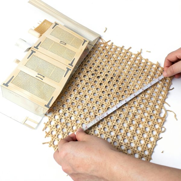 LUSYDECO Rattan Cane Webbing 24.5x3.5x3.5in Uniform Thickness Easy‑Cut-2