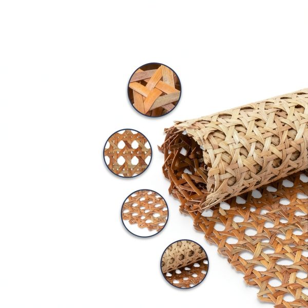 HomeVie Rattan Cane Webbing Roll 24x40 Natural Non‑Toxic for DIY-1