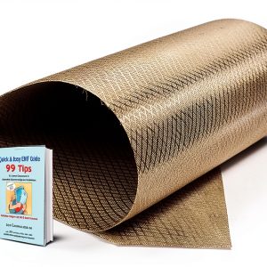 Alfredx EMF Protection Fabric 3 Yards Copper Nickel Faraday Bolt-0
