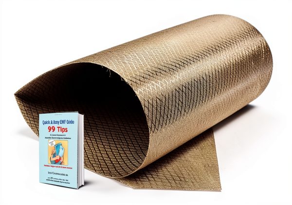 Alfredx EMF Protection Fabric 3 Yards Copper Nickel Faraday Bolt-0