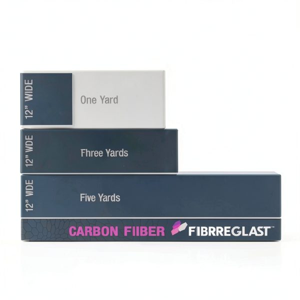 Fibre Glast Uni Carbon Fiber Fabric 1 Yard Black High‑Strength Textile-4