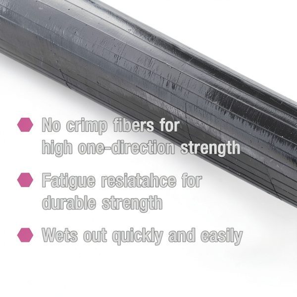 Fibre Glast Uni Carbon Fiber Fabric 1 Yard Black High‑Strength Textile-2