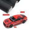 Suede Auto Headliner Fabric ZCHLPTZUP 54x60 Black with Foam Backing-5