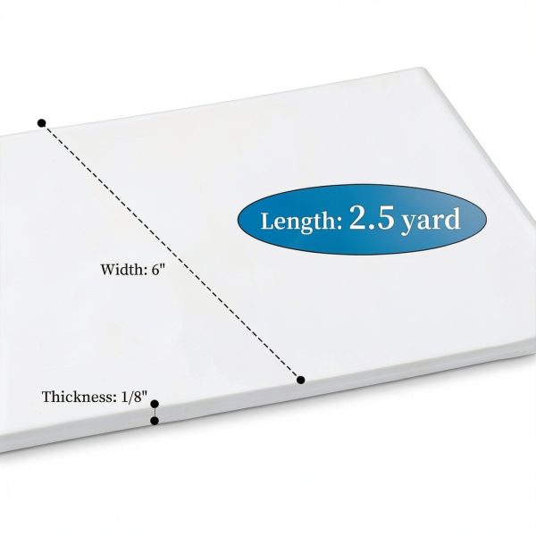 Pllieay Adhesive Felt Roll Orthopedic 1/8" Thick 6"x2.5yd Rayon-1