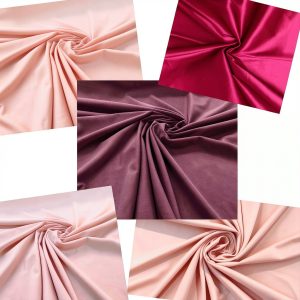 Cotton Spandex Jersey Fabric - 4 Way Stretch - 60" Width Sold by The Yard - Ideal for T-Shirts, Dresses, Athleticwear Apparel (Light Pink, 1 Yard)-0